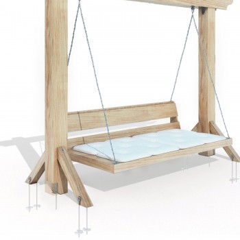 Einschraub Stützenfuß - KWZ 470x100 GRUNDLINE - 2