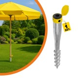 Einschraub Bodenhülsen Pfostenträger Feuerverzinkt - PWO 60x550x1,7 GRUNDLINE - 1