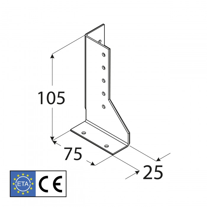 copy of Balkenschuh Holzverbinder Balkenträger - WBD DMX - 2