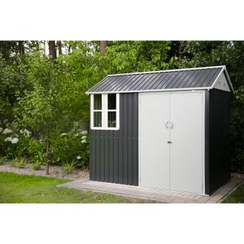 Gerätehaus Geräteschuppen Gartenhaus aus Metall - Betula - 172x259x229 GRINDI IN THE GARDEN - 9