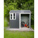 Gerätehaus Geräteschuppen Gartenhaus aus Metall - Betula - 172x259x229 GRINDI IN THE GARDEN - 3