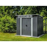 Gerätehaus Geräteschuppen Gartenhaus aus Metall - Ribes III - 279x238x202 GRINDI IN THE GARDEN - 2