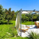 Garten Pergola Pavillon mit einstellbarem Stoffdach - Irda I 2,9x2,9m GRINDI IN THE GARDEN - 5