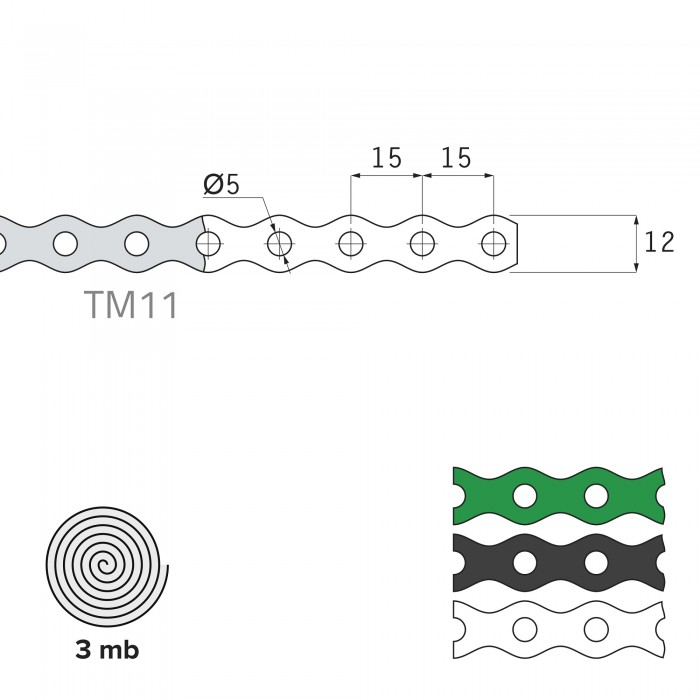 Perforiertes Montageband – TM 11 Domax - 7