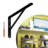 Stegkonsole, Regalhalter, Regalkonsole, Regalsystem - WSWP SCHWARZ