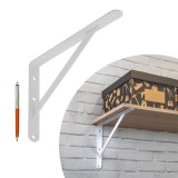 Stegkonsole, Konsole, Regalhalter, Regalkonsole - WSWP WEISS