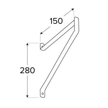 Wandhaken, Gerätehaken, Wandhalter, Garagen haken - HMUN Velano - 2