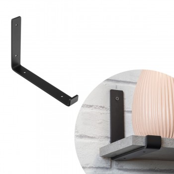 Regalhalter Regalträger Stegkonsole Loft - Stahl, Schwarz - WFJ Domax Home - 3