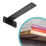 Regalhalter Regalträger Stegkonsole Loft - Stahl, Schwarz - WFP Domax Home - 6