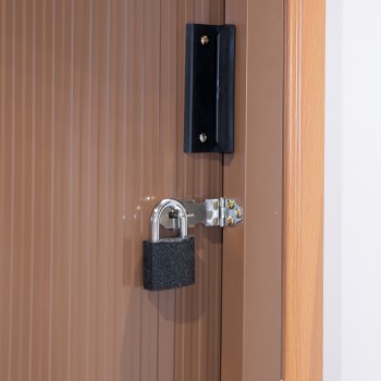 Gerätehaus Geräteschuppen Gartenhaus aus Metall - Salix 150x194x187