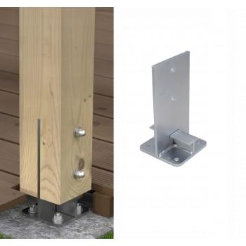 Stützenfuß Pfostenträger Pfostenanker - Feuerverzinkt - PUW