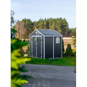 Gartengeräteschuppen - Kunststoff - BELLIS II - 242x192x239