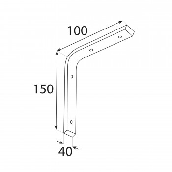 2x Konsole, Regalhalter, Regalkonsole, Regalsystem, Wandkonsole WDG Velano - 3