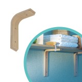 2x Konsole, Regalhalter, Regalkonsole, Regalsystem, Wandkonsole WDG Velano - 1