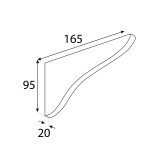 2x Konsole, Regalhalter, Regalkonsole, Regalsystem, Wandkonsole - WDP Velano - 4
