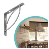 Regalhalter, Regalkonsole Dekorative - Stahl - TRAMP