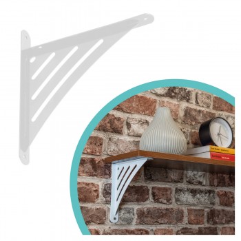 Regalhalter, Regalkonsole Dekorative - Stahl - WAT Velano - 1