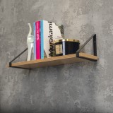 Regalhalter Regalträger Stegkonsole Loft - Stahl, Schwarz - WFB Domax Home - 6