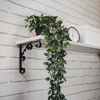 Regalhalter, Regalkonsole Dekorative - Ornament Stahl - WO Velano - 12