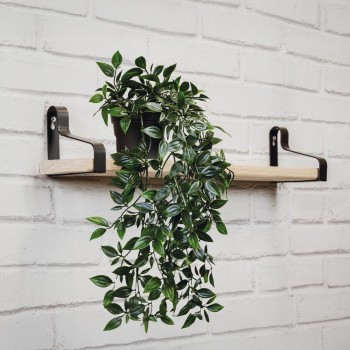 Regalhalter Regalträger Konsole LOFT Schwarz 120x105 - WOL 2 Velano - 3