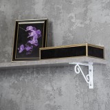 Regalhalter, Regalkonsole Dekorative - Ornamental Stahl - WOP Velano - 10