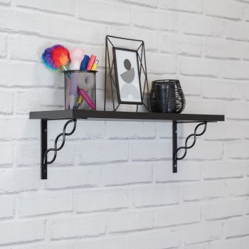 Regalhalter, Regalkonsole Dekorative - Stahl - WPRP Velano - 7