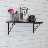 Regalhalter, Regalkonsole Dekorative - Stahl - WPRP Velano - 7