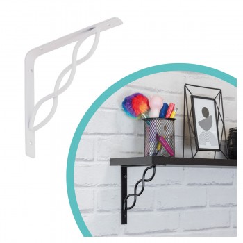 Regalhalter, Regalkonsole Dekorative - Stahl - WPRP Velano - 1