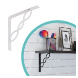 Regalhalter, Regalkonsole Dekorative - Stahl - WPRP Velano - 1