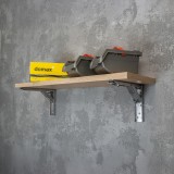 Klappkonsole, Regalhalter, Regalkonsole, Wandkonsole - WSC CHROM Velano - 10