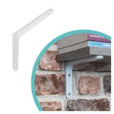 Regalhalter Regalträger Stegkonsole Loft - Aluminium, Weiß - WFM Domax Home - 4