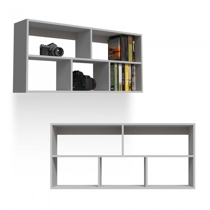 Modulares Hängeregal – Bücherregal / Wandregal FTS 7 INTEGRI - 1