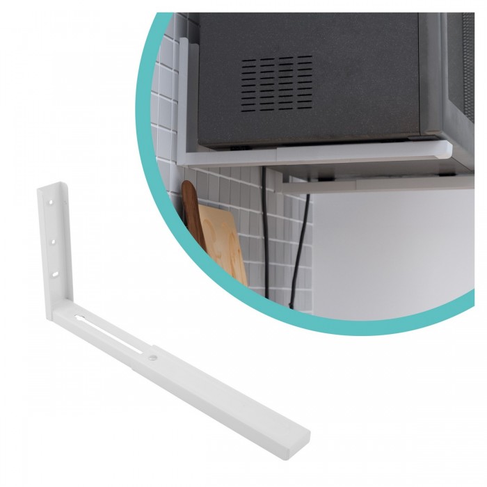 Stegkonsole, Regalhalter, Regalkonsole, Regalsystem - WSR Weiss Velano - 1