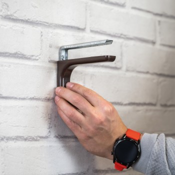 Stegkonsole, Regalhalter, Regalkonsole, Regalsystem - WSPP Weiss Velano - 10