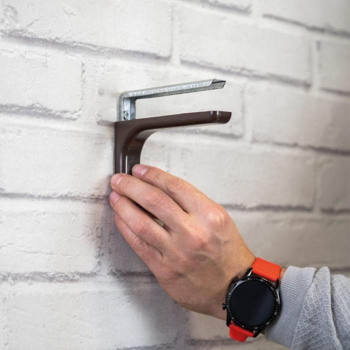 Stegkonsole, Regalhalter, Regalkonsole, Regalsystem - WSPP Weiss Velano - 10