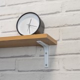 Stegkonsole, Regalhalter, Regalkonsole, Regalsystem - WSM Weiß Velano - 16