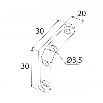 Stegkonsole, Regalhalter, Regalkonsole, Regalsystem - WSM Weiß Velano - 2