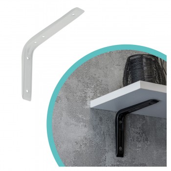 Stegkonsole, Regalhalter, Regalkonsole, Regalsystem - WSB Weiß Velano - 4