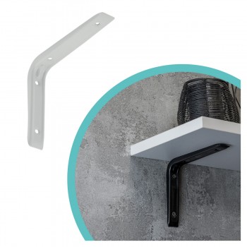 Stegkonsole, Regalhalter, Regalkonsole, Regalsystem - WSB Weiß Velano - 1