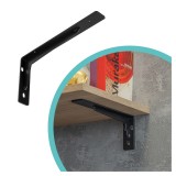 Regalhalter Regalträger Stegkonsole Loft - Stahl, Schwarz - WFW Domax Home - 4