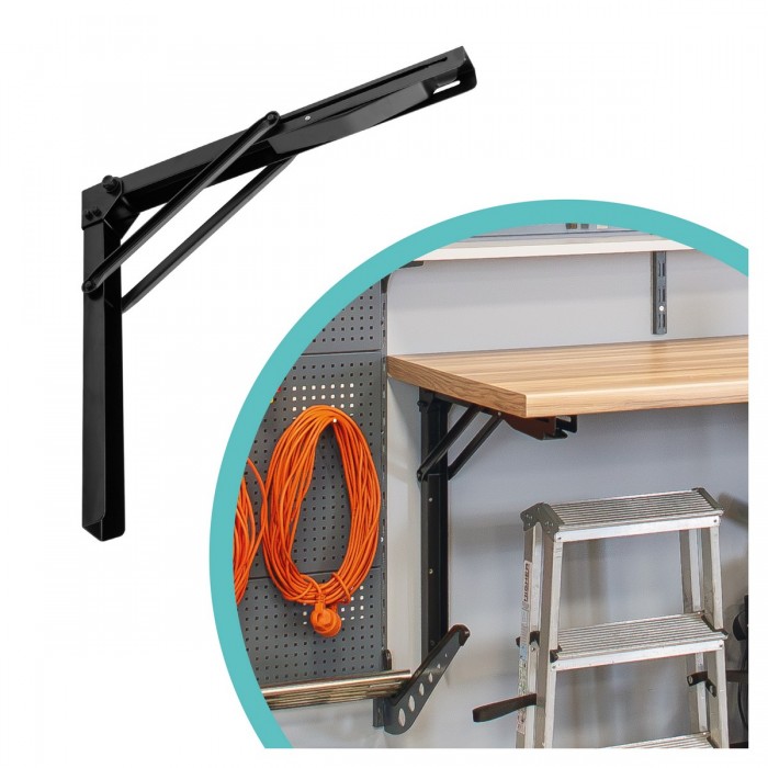 Regalhalter, Regalkonsole gefaltet - verstärkt - WSF Velano - 1