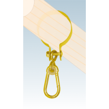 Schaukelschelle für Rundholz mit Karabinerhaken - MHO DMX - 5