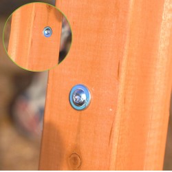 Gartenspielplatz für Kinder – Holzschaukel für 3 Personen Funland I GRINDI - 9