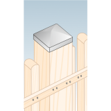 Pfostenkappe - DK 70x70x1,0 DMX - 2