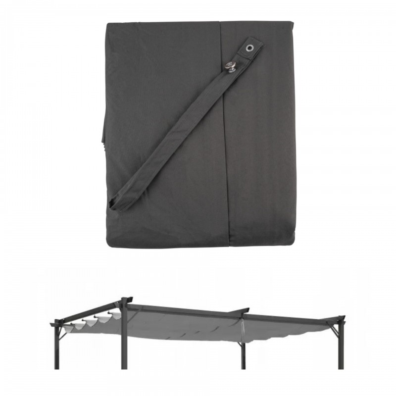 Dachbespannung für Pergola Irda III 390x390 – Grau GRINDI IN THE GARDEN - 1