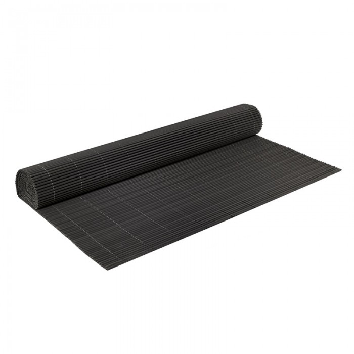 Sichtschutzmatte Sichtschutzzaun Windschutz Anthrazit - PVC 100 cm - GMW Grindi - 1