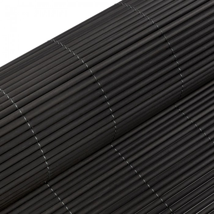 Sichtschutzmatte Sichtschutzzaun Windschutz Anthrazit - PVC 100 cm - GMW Grindi - 2