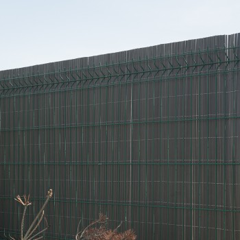 Sichtschutzmatte Sichtschutzzaun Windschutz Anthrazit - PVC 100 cm - GMW Grindi - 5