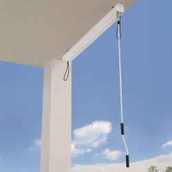 Senkrechtmarkise Außenrollo Sonnenschutzrollo 160x250 - Solano II, Beige