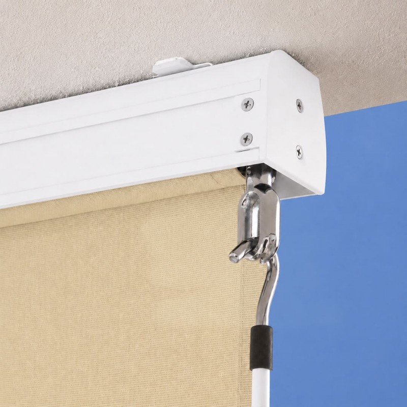 Senkrechtmarkise Außenrollo Sonnenschutzrollo 160x250 - Solano II, Beige